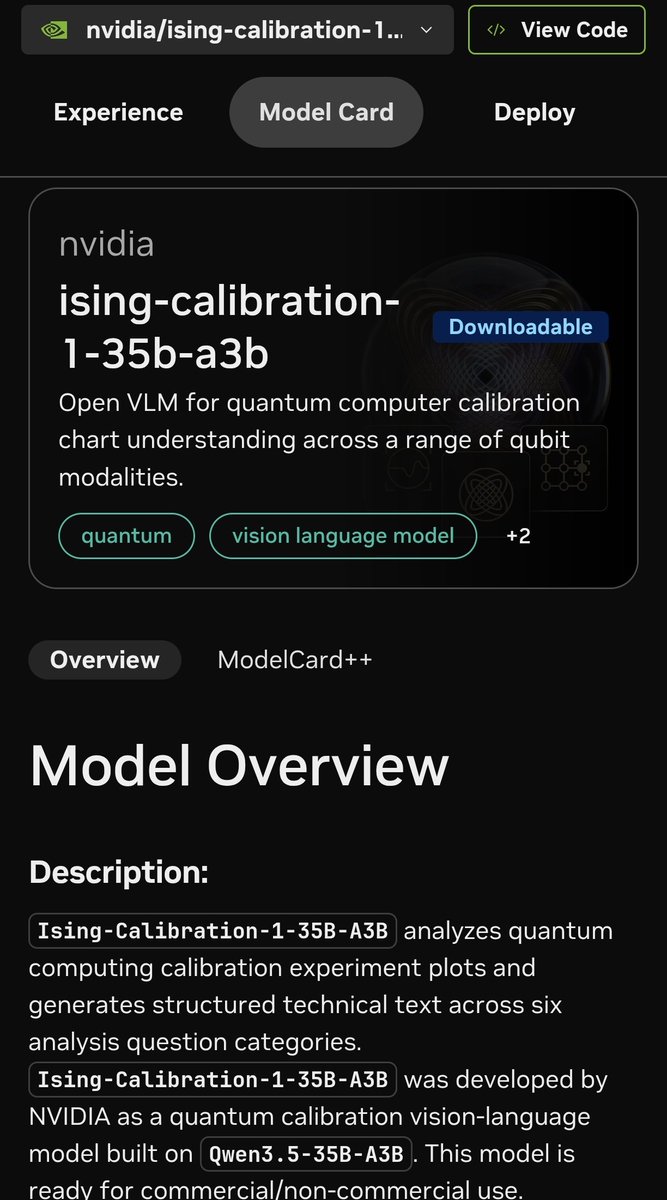 Quantumatra's tweet photo. Testing Ising for Quantum by @nvidia https://t.co/dm37MGElzy
