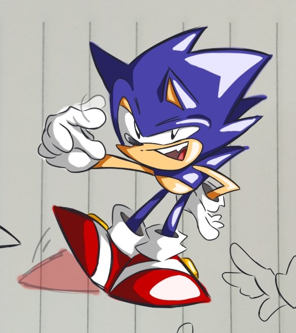 Here's a doodle cus I'm bored. Anyway I guess I am clarified to make a sonic anime now.