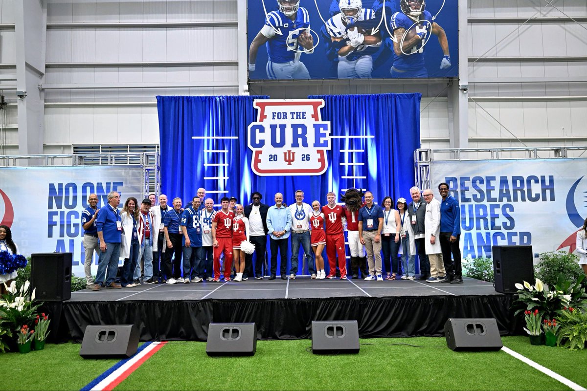 IUCancerCenter's tweet photo. The tailgate is fired up and the playbook is simple: support cancer research.

The #CHUCKSTRONG Tailgate Gala is underway, bringing fans and champions together to power the work at @IUCancerCenter. Every dollar raised tonight helps move research down the field.

@ChuckPaganoNFL https://t.co/3JJElS01V1