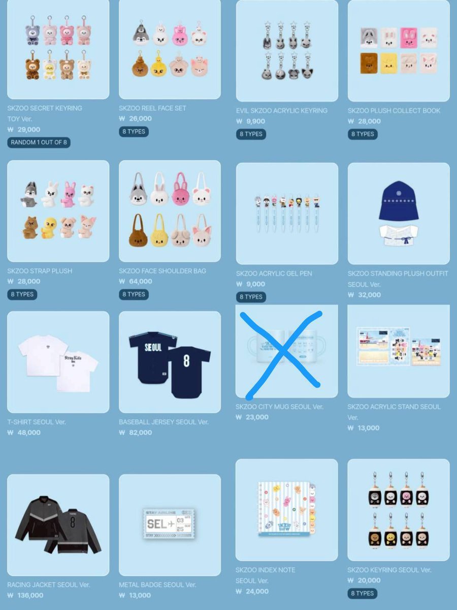 [OPEN PRE-ORDER]
ONLINE SALES - SKZOO EVERYWHERE ALL AROUND THE WORLD in SEOUL WITH POB

🌐 REGULER PO
💰 Est price &amp; dp sesuai pict
🎁 Order 20k ₩ = get 1 pob
🗓 Close PO 16 Mei

✅️ Est Bersih INA, Include Shipping Tax
✅ Go Line
❌ Packing + adm shopee
📍 Sukabumi
Order? Dm!