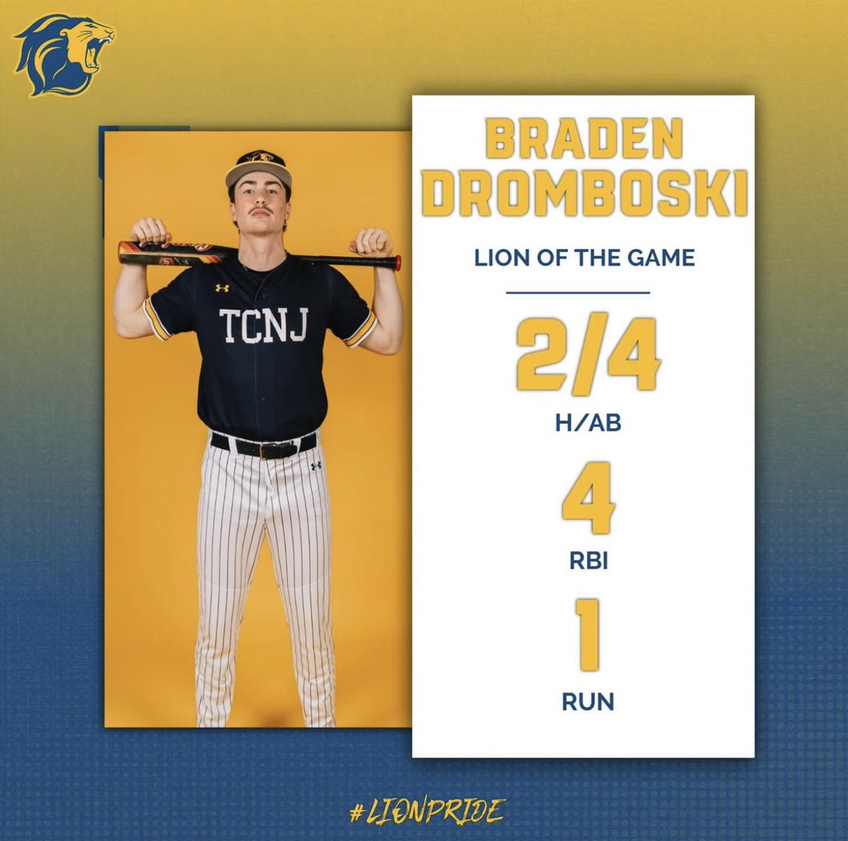 TCNJ BASEBALL tweet media