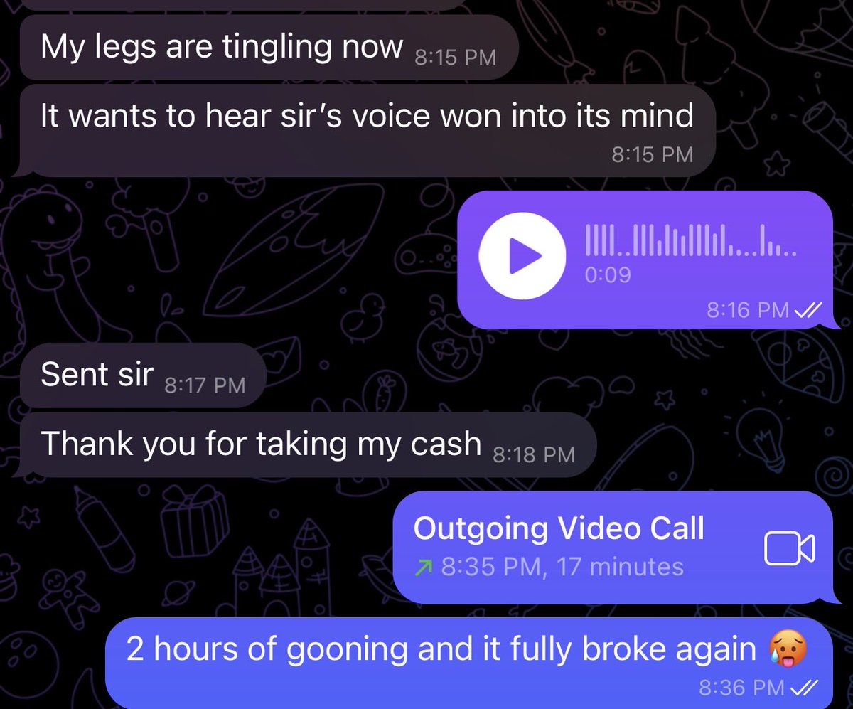 FindomAlphaGod1's tweet photo. After gooning itself stupid for 2 hours, it finally was ready to relapse. 

Fucking all the cash out of it was just as easy and the times before. It continued to beg for more and more, harder and harder.

After I manipulated about $700 out of it, it squirted everywhere. 💦 https://t.co/f0eHGASUwx