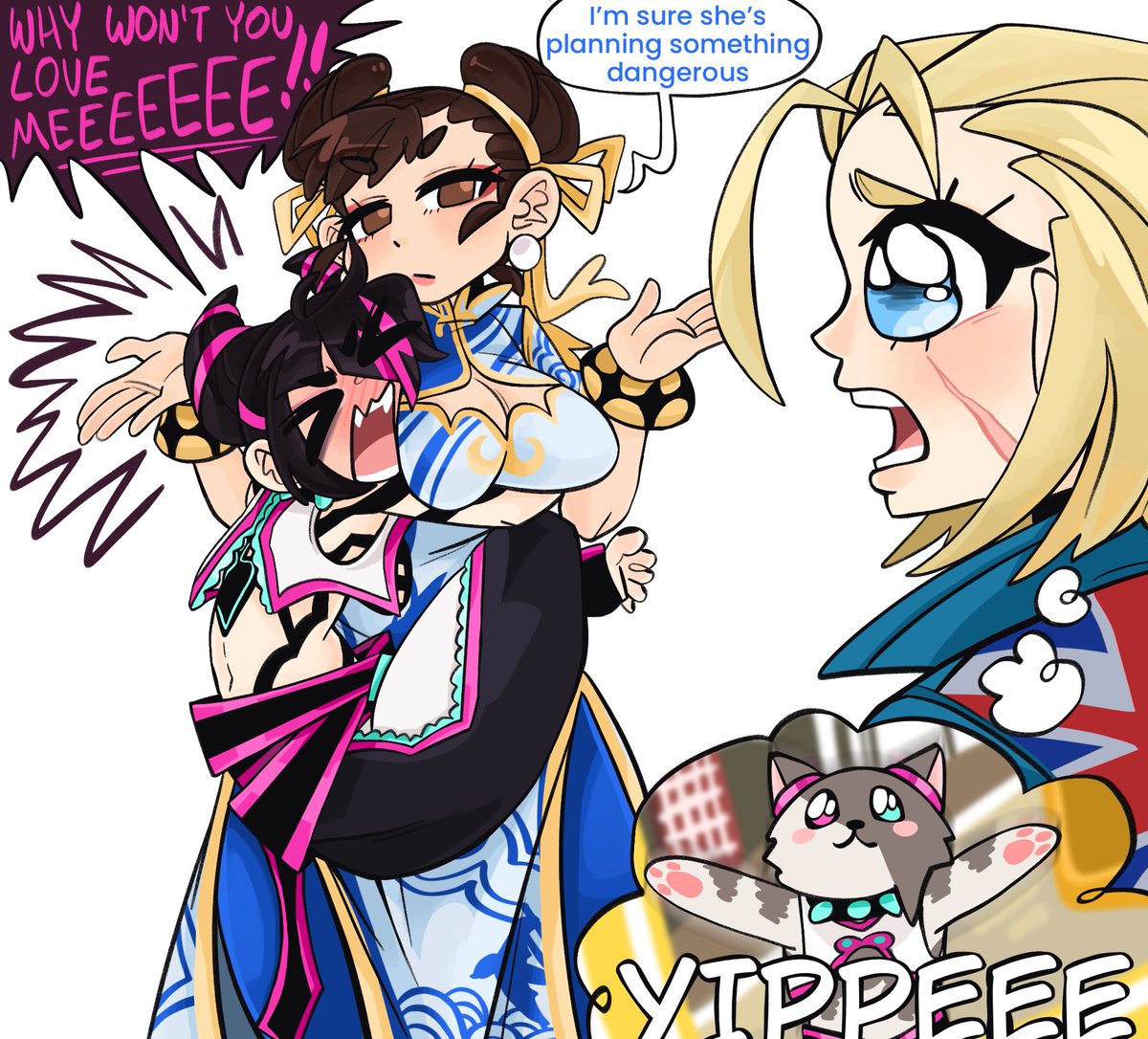 God I wish that were me….. #jurihan #chunli