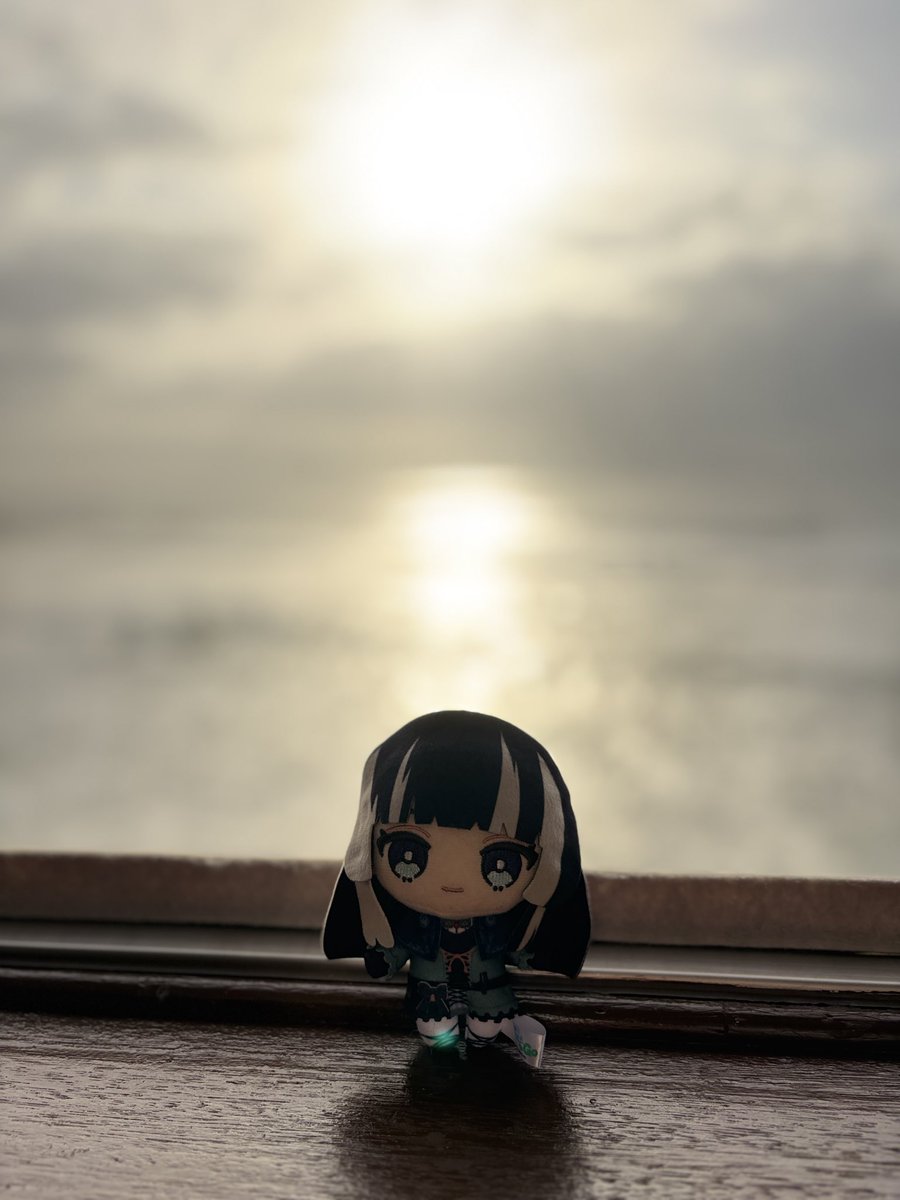 Shimakorosuke's tweet photo. 昨日は晴れていたが、今日は曇りで日の出が拝めず。
だが、オーシャンヴューは開放感が良い！ https://t.co/0iJsTjB4W2