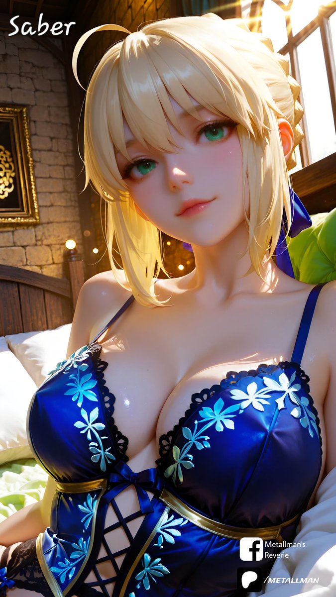 MetallmanX's tweet image. Tell me, Master... is this what you meant when you spoke of 'truce' for the morning? I am far more used to the weight of armor than the touch of velvet, but I must admit, I find this setting quite... agreeable.

#Saber #ArtoriaPendragon #FateSeries #FateStayNight #KingOfKnights