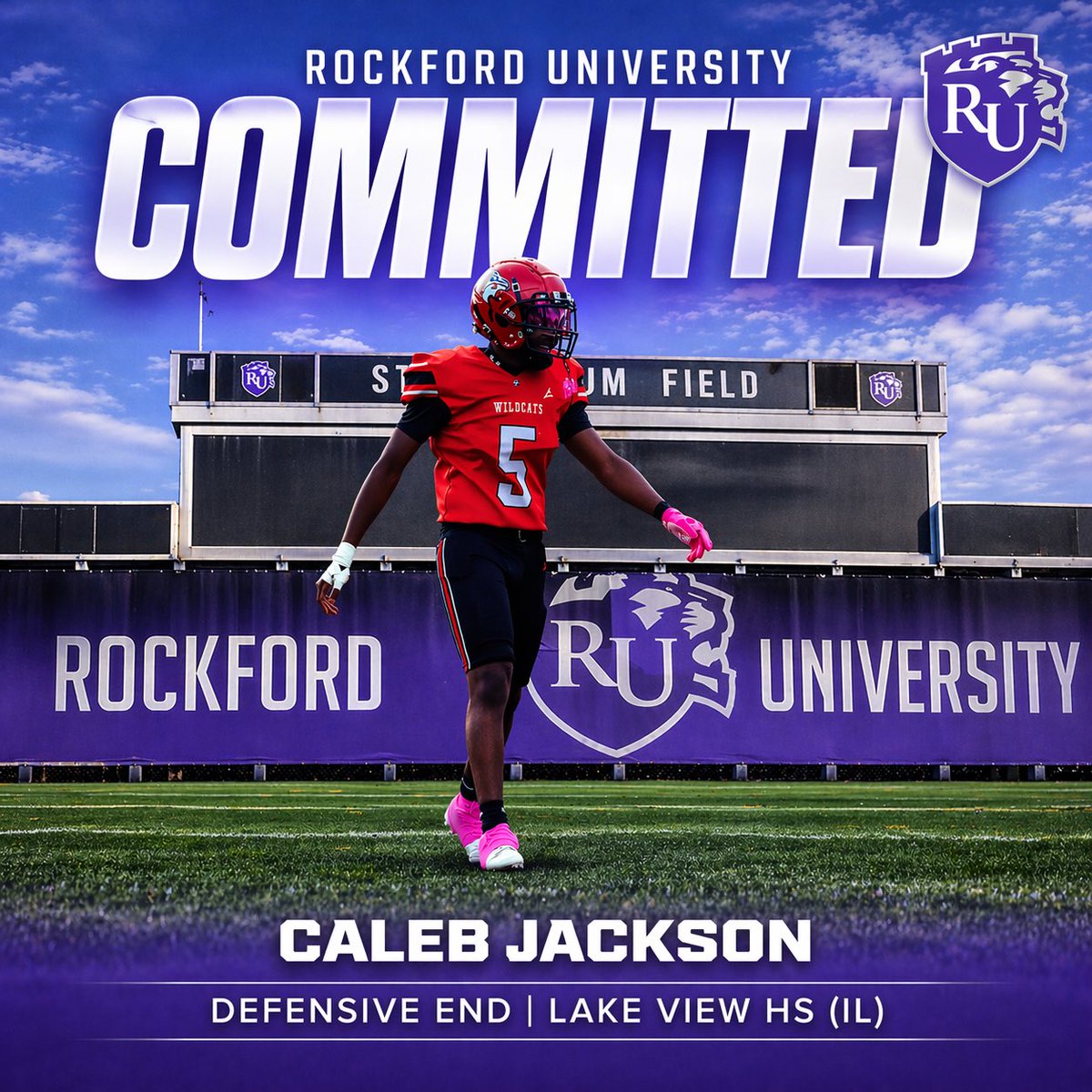 CJ_DE5's tweet photo. All glory to God, I am Blessed to announce my commitment to Rockford university, Thanks to My mom and @coach_cal_cal For helping me through the process. https://t.co/QB7O2yjt3p