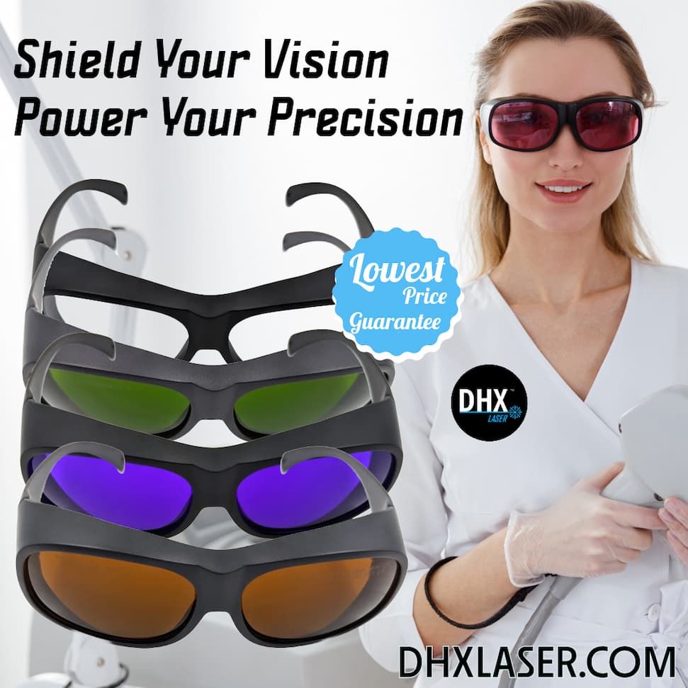 DHXLaser's tweet image. Are you in need of operator eyewear. We have your back at dhxlaser.com #dhxlaser #laserhairremoval #medspa #dermatologist #skincare