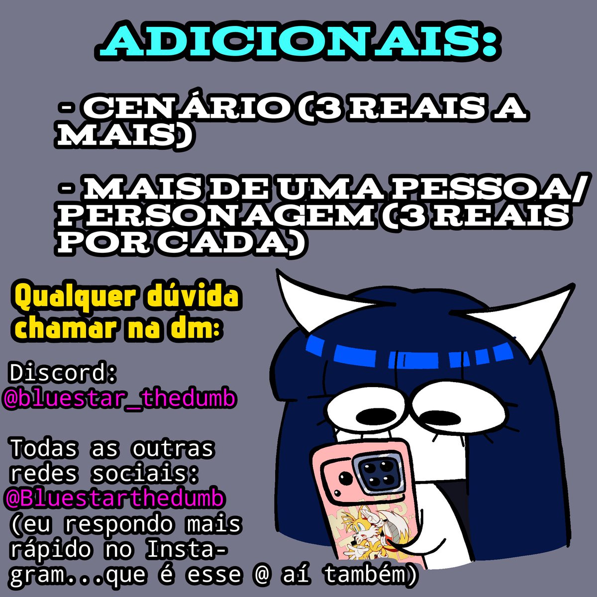 Bluestar (comissões abertas) tweet media