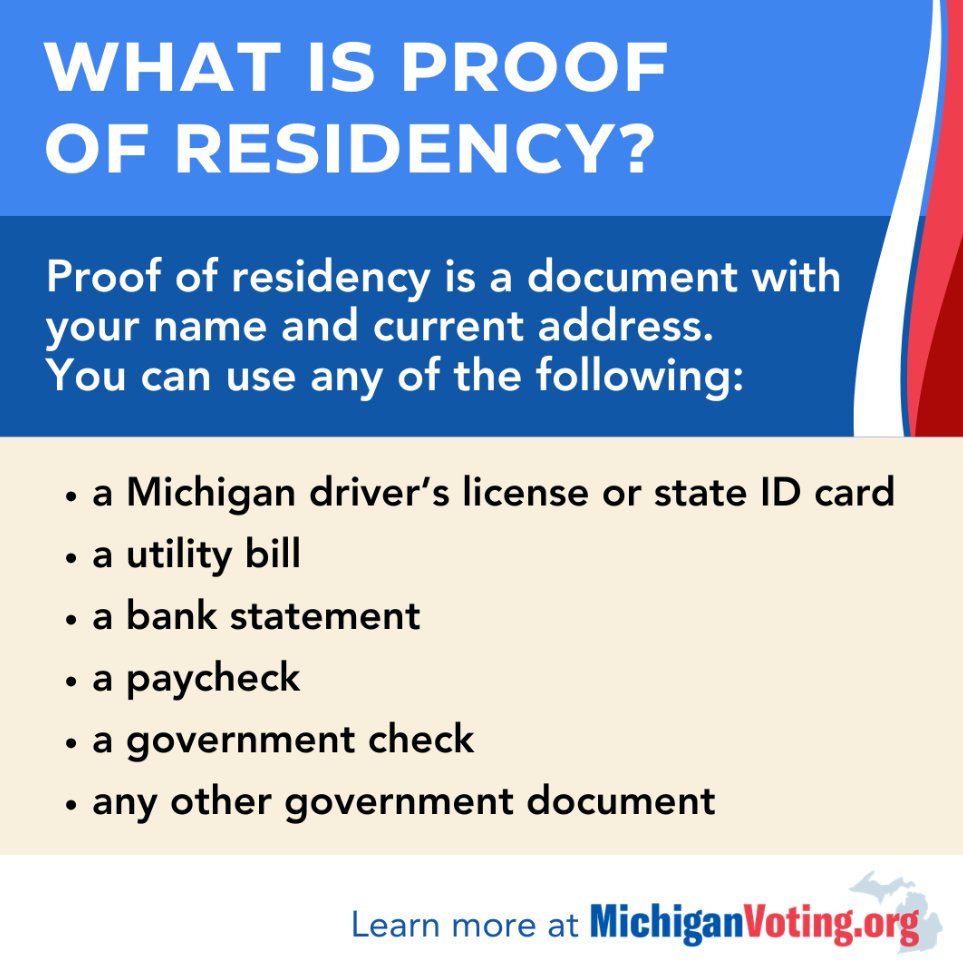 🚨Michiganders, the last day to register to vote online or by mail for the May election is Monday, April 20!
To register online, or to download a printable application, visit: MI.gov/vote #MIVoting