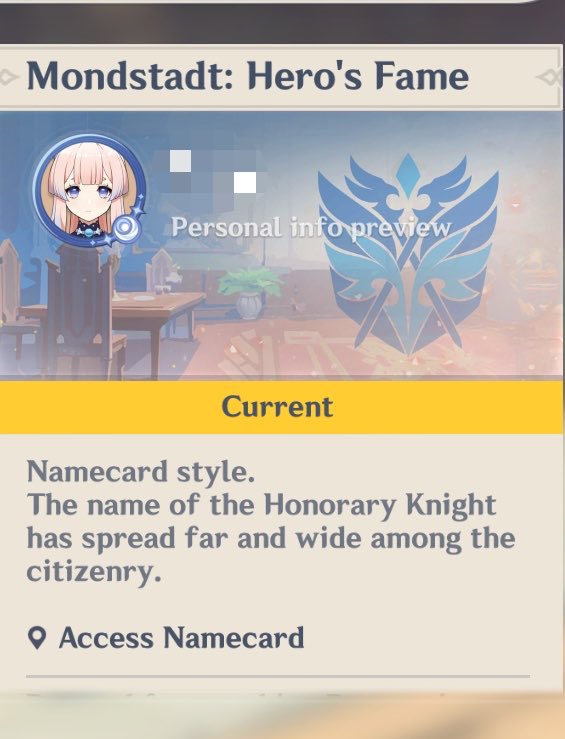 underrated namecard for Kokomi