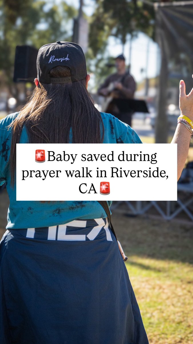 In Southern California—cities like Orange County, Riverside, and beyond—God is moving. In Riverside, CA, a mom chose life DURING the prayer walk!🙌😭

The culture shifts when the light of Christ brings the hope of the Gospel &amp; the help of the local Church!