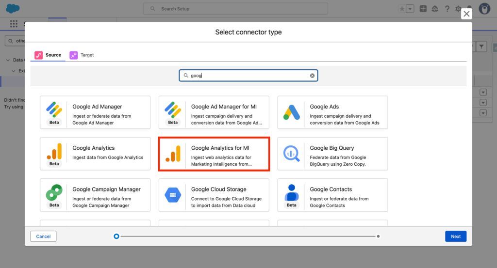 arthurbackouche's tweet photo. How to Ingest Google Analytics into Data 360

Website engagement data sitting in GA4 is only half the picture until it's connected to your CRM and marketing data. 

https://t.co/CgANnvR3c6 https://t.co/woTL7MB5uI