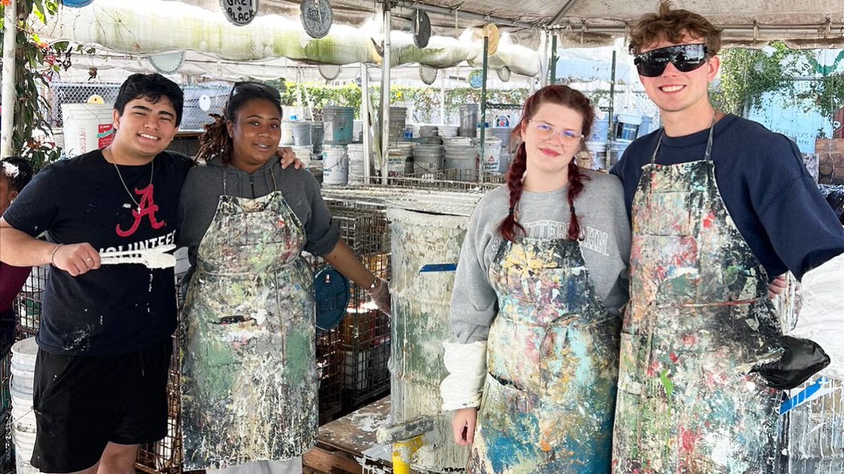 UofAlabama's tweet photo. The Beyond Bama program allows students to serve communities during spring break while building leadership + professional skills. Last month, a group of students worked with nonprofits to address environmental restoration of the Louisiana coast. More: https://t.co/DHtROMSWPu https://t.co/AlhwAONPNN