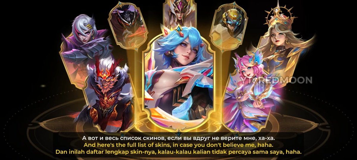 JUNE EXQUISITE COLLECTION SKIN

NEW:
KIMMY COLLE 

RESALE:
SUN COLLE
BENEDETTA COLLE
FLORYN COLLE
VEXANA COLLE
JOHNSON LB
FREYA LB
HAYABUSA LB

sc redmoon mlbb