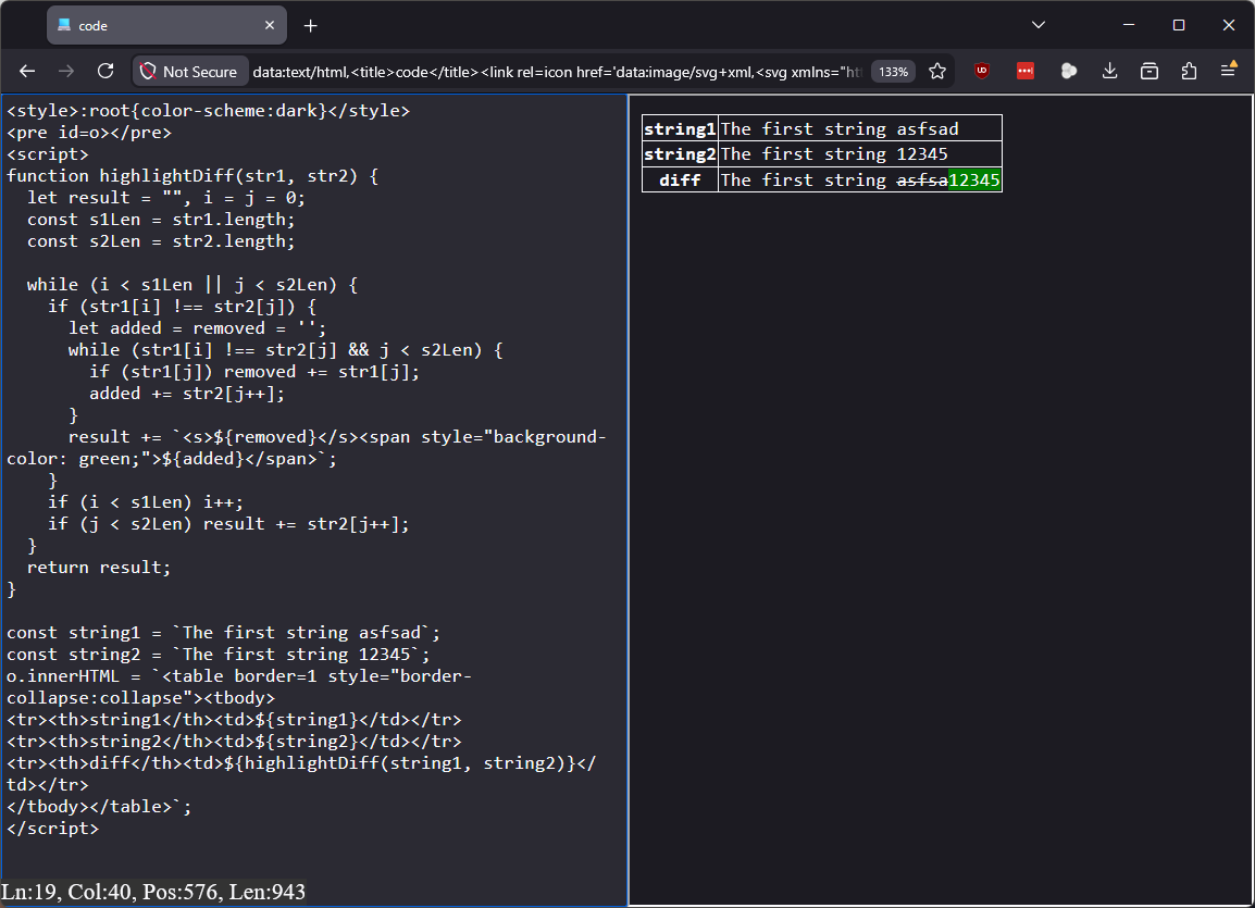 lewdev's tweet photo. 💻 Address Bar Code Editor Bookmarklet Part 2 (876b) - Keeping It Dark

👉 Updated to use `color-scheme: dark` https://t.co/XqLpvymv8P