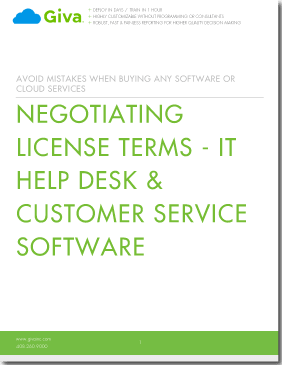 Giva_Inc's tweet image. Free Guide: Avoid #Software/#Cloud Services Buying Mistakes: Negotiating License Terms givainc.com/resources/guid… #itsm #ITtech