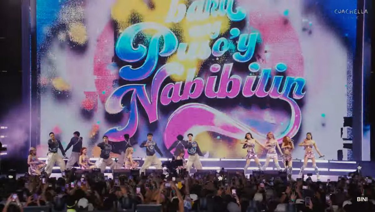 BINI's Coachella set for the second weekend continues with "Karera" and "Salamin Salamin!"

Catch Coachella live RIGHT NOW: youtube.com/live/cYT79Dp0W…

#PULPMagazine #BINI #Coachella2026 #BINI_CoachellaWk2 #BINICHELLA