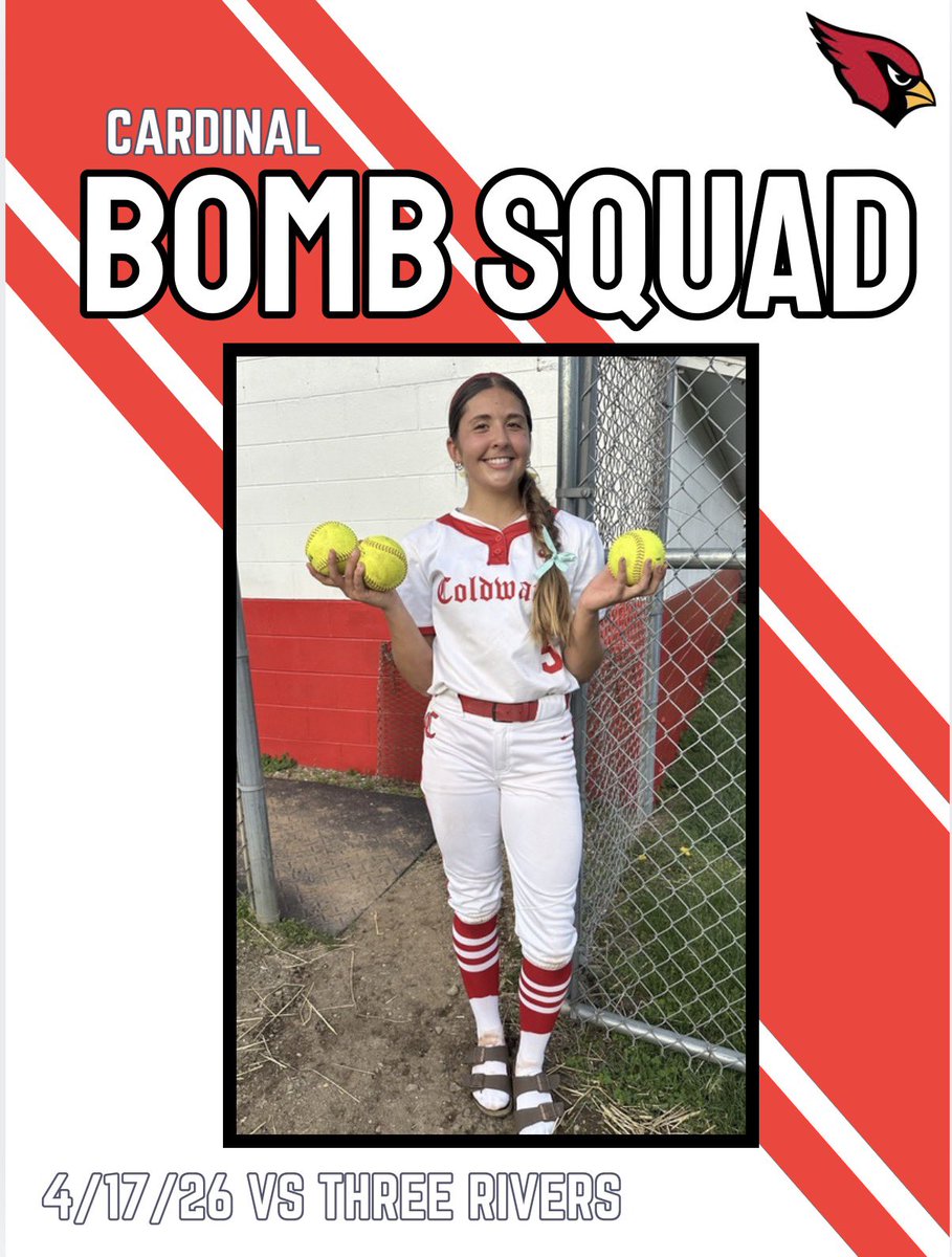 Coldwater Cardinals Softball tweet media