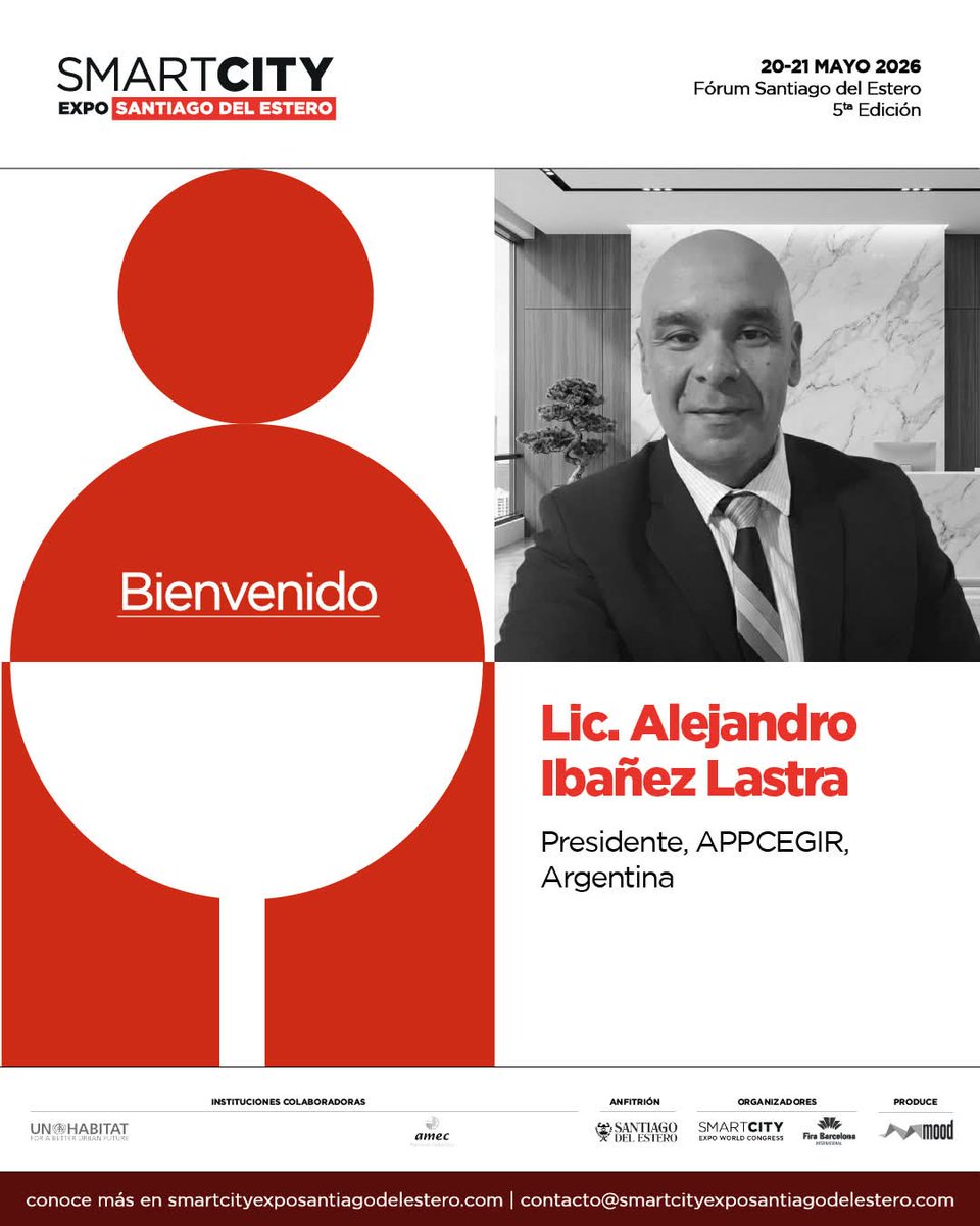 AppceArg's tweet photo. APPCEGIR Argentina en #SmartCityExpo Santiago del Estero 2026 🏙️
Empresas, instituciones y gobiernos impulsando ciudades más inteligentes e innovadoras en Latinoamérica.
@SCE_S_DelEstero
#SCESDE26 #CiudadesInteligentes #InnovaciónUrbana #Gobernanza https://t.co/1DvMrzwZu0