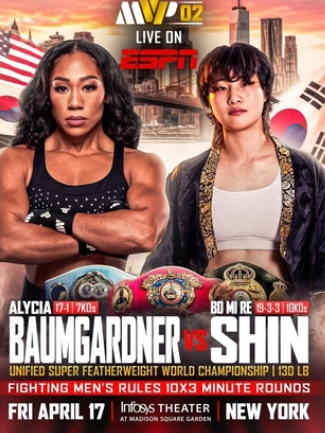 CrackStreamsMe9's tweet photo. Baumgardner vs. Shin: MVPW 02
A. Baumgardner  vs.  Bo Mi Re Shin
Shadasia Green  vs.  Lani Daniels
Elon Dejesus  vs.  Connor Adaway
Krystal Rosado  vs.  F. Delgado
Natalie Dove  vs.  Maria Santizo

#crackstreams #streameast #buffstreams #methstreams #nfl #NFLPlayoffs https://t.co/COZP3gLS9o