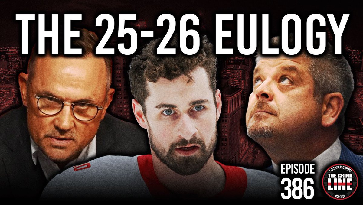 GrindLinePod's tweet photo. The 2025-26 Red Wings Eulogy | Ep. 386

The season is over and it's time for a eulogy. What went right, wrong, and what do they do now? Plus we answer some of your questions to cap off our 9th season!

📺YouTube https://t.co/9XADr7gwkU 
🌲LinkTree https://t.co/VsaTy40Oy1

#LGRW https://t.co/S83tJreksR