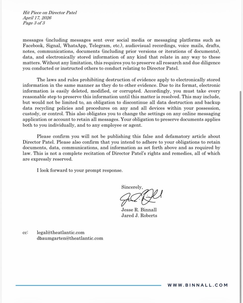 Jesse R. Binnall tweet media