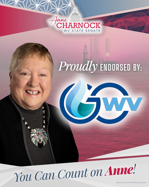 CharnockForWV's tweet photo. Proud to be endorsed by Gas &amp; Oil Association of WV! I am committed to supporting the industries that power West Virginia’s economy, create thousands of good-paying jobs, and help strengthen our local communities. https://t.co/XxGwGZY2Fo