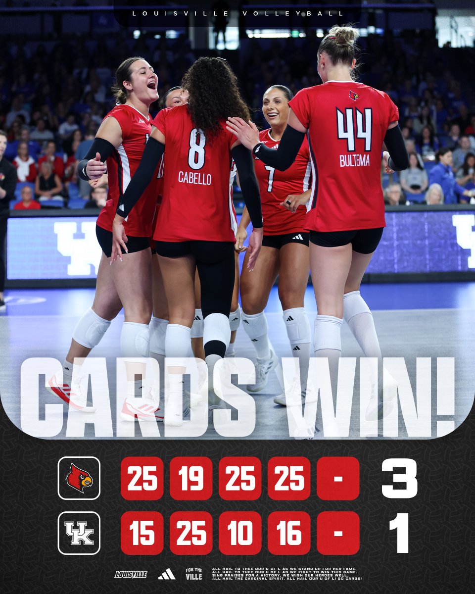 Louisville Volleyball tweet media