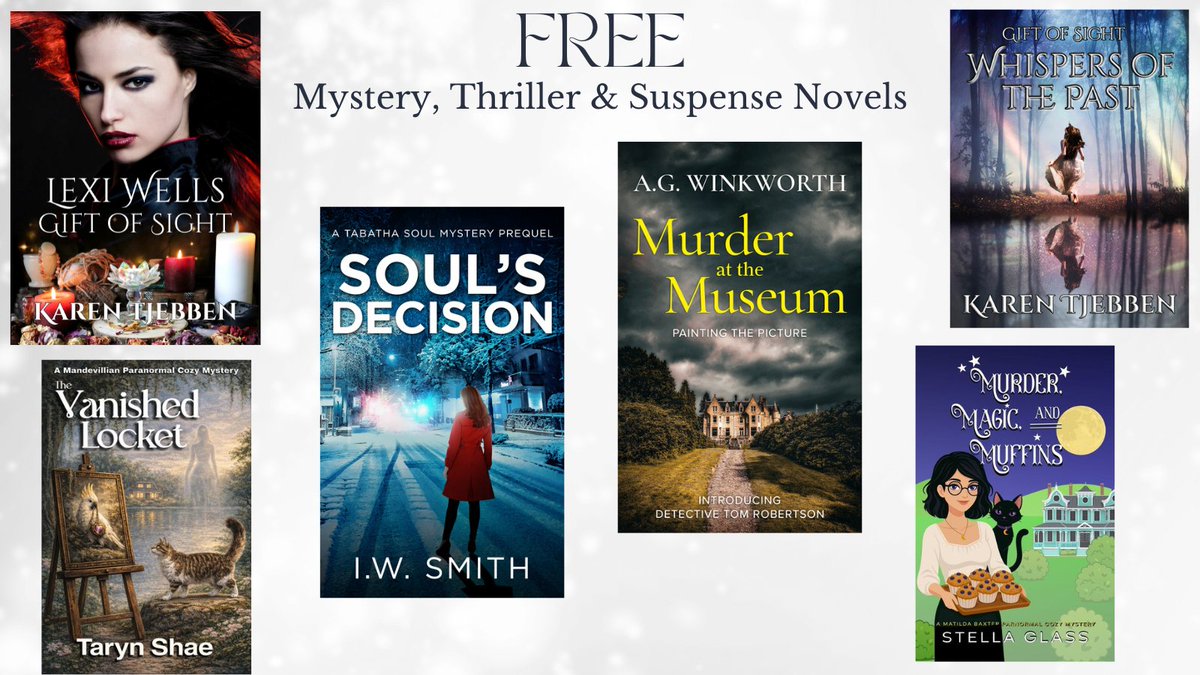 CherishLively's tweet image. Dark secrets. Dangerous games. Suspense that keeps you guessing. 182 FREE novels to keep you up at night. books.bookfunnel.com/thrillingfreeb… #free #mystery #suspense #thrillers #cozymysteries #romanticsuspense