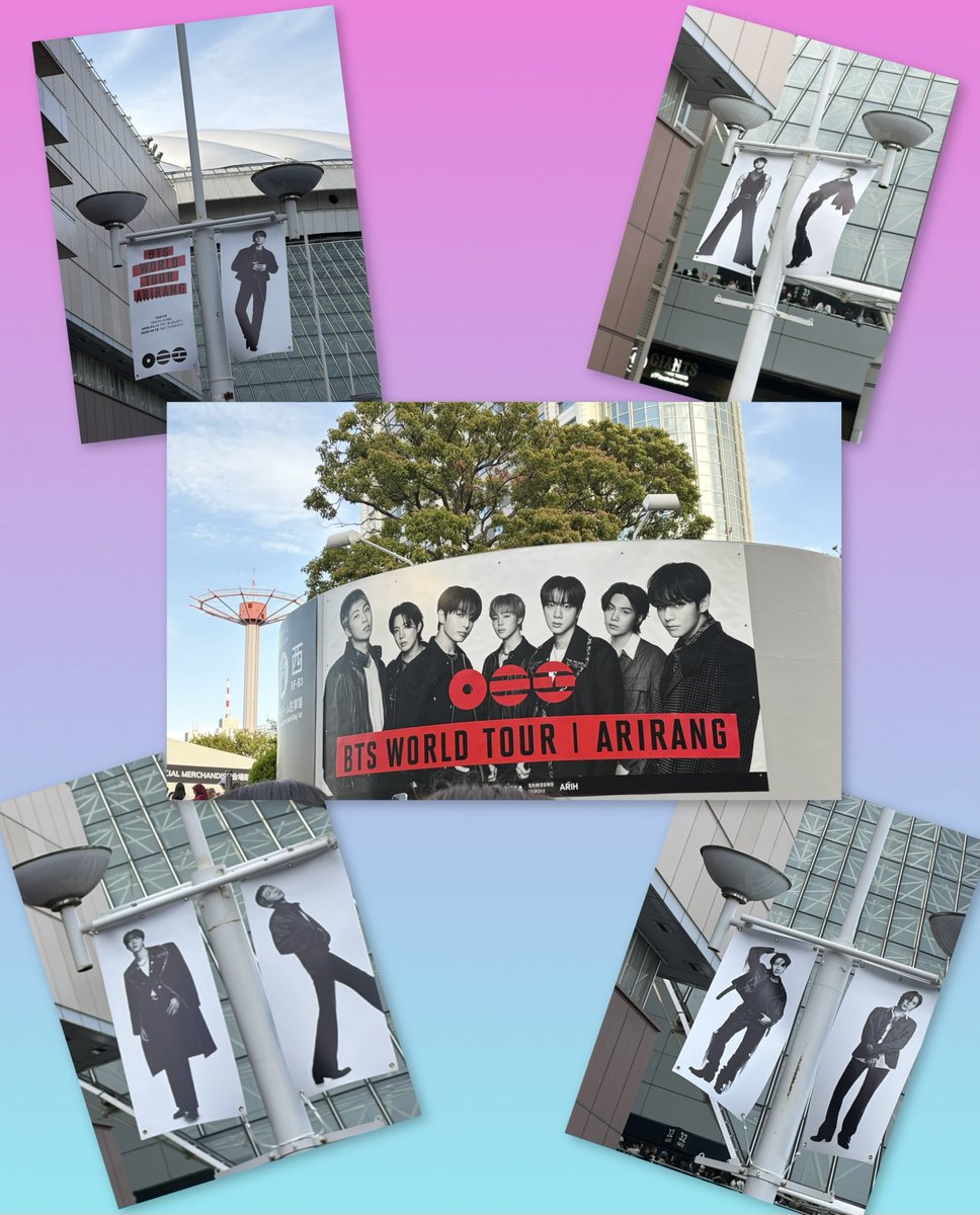 suu5511's tweet photo. 東京ドームDAY1💜イルアミの歌がやっぱりうますぎる🥹みんなで歌えて幸せだったし最初メンバーでてきたとこの歓声聞いたときのグクの満面な笑みが忘れられない☺️もう後にも先にもないかもしれないけど会えて良かったです💜今日行かれる方も楽しんでください🌟
とにかく開場から激混みます💦 https://t.co/oR0pj22Be9