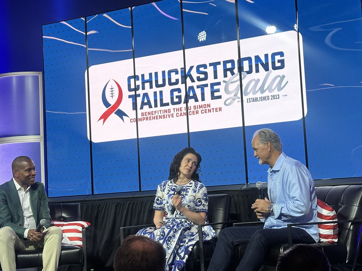 LarraOverton's tweet photo. Incredible night celebrating the 14th Chuckstrong Gala.

Chuck Pagano referred to the late Jim Irsay as “the best owner in sports” and describes Carlie Irsay-Gordon as “like-minded and cut from the same cloth,” fondly recalling their conversations in his time as HC.

#Chuckstrong https://t.co/WRCEuD2jUr