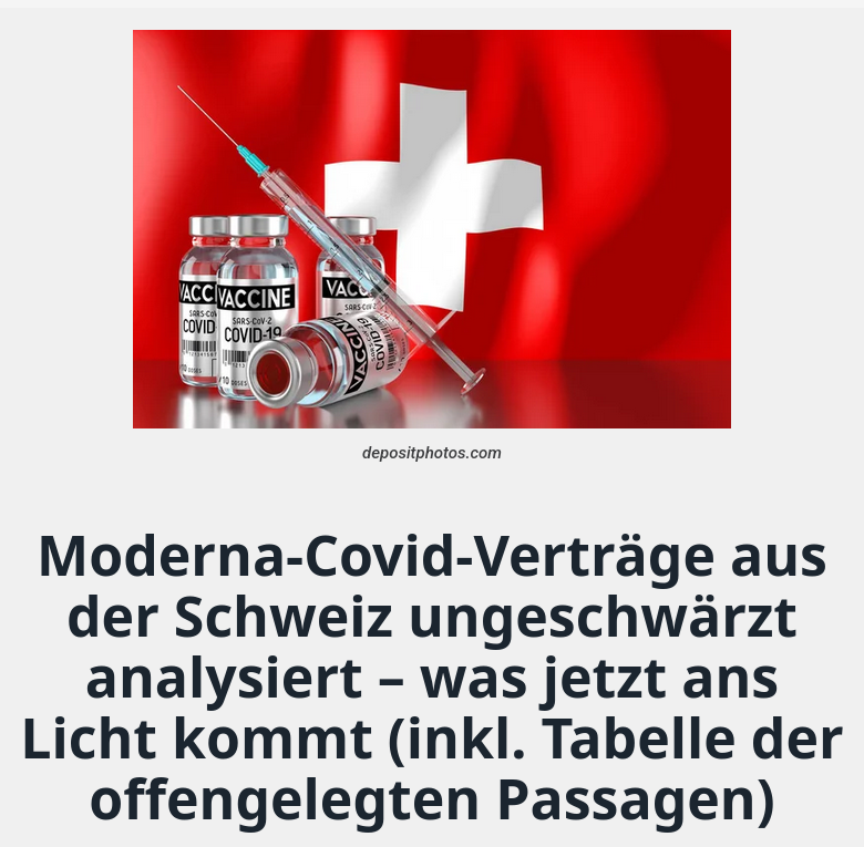 Donuncutschweiz's tweet photo. Hätte der Bürger anders entschieden, wenn von Anfang an  transparent gewesen wäre, dass der Vertrag keine ausdrückliche Garantie  für die Wirksamkeit enthält?
https://t.co/IdD0l93oOG https://t.co/VFKwgPyzwO