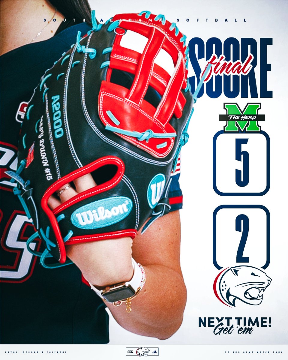 SouthAlabamaSB's tweet image. Final.

South Alabama will face Marshall in game two of the series on Saturday with first pitch set for 2 pm (CT).

#LSF | #PlayForTheJ