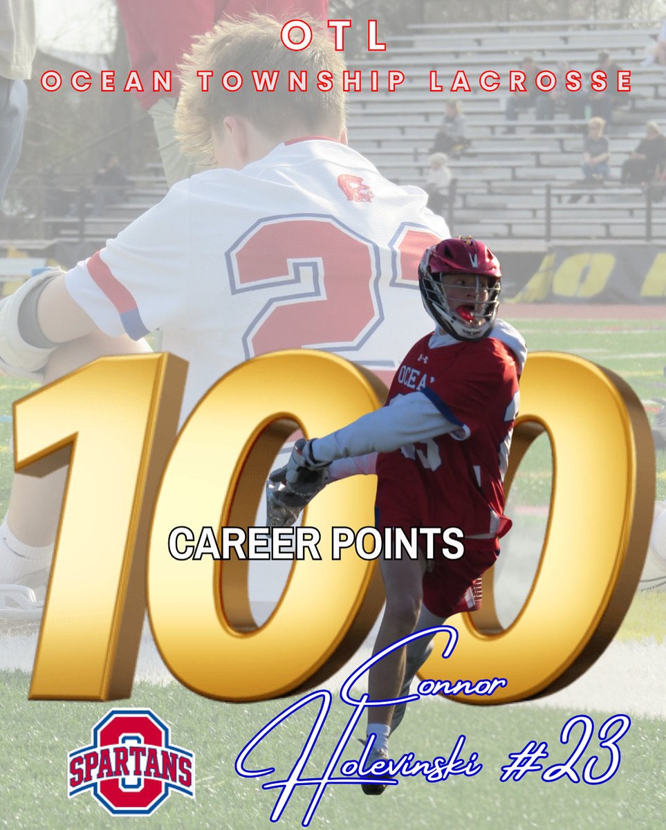 ot_lax's tweet photo. Congrats to Sr. attackman Connor Holevinski on becoming just the 8th member of the OTL 100 Point Club. 110 and counting… #OTL https://t.co/TdympXGgxH