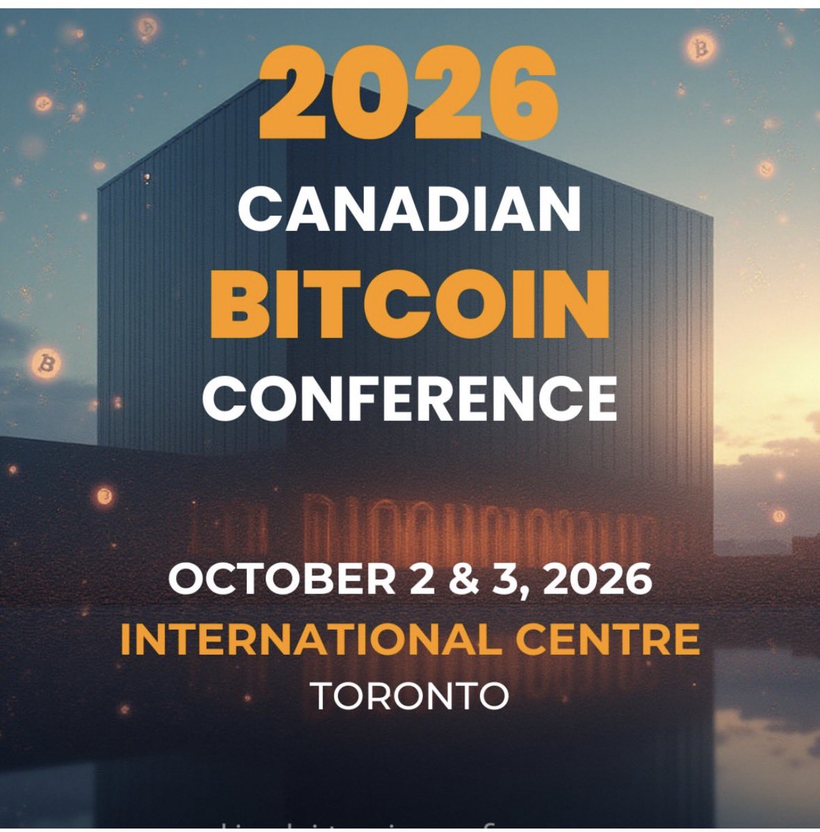Canadian Bitcoin Conference 2026 tweet media