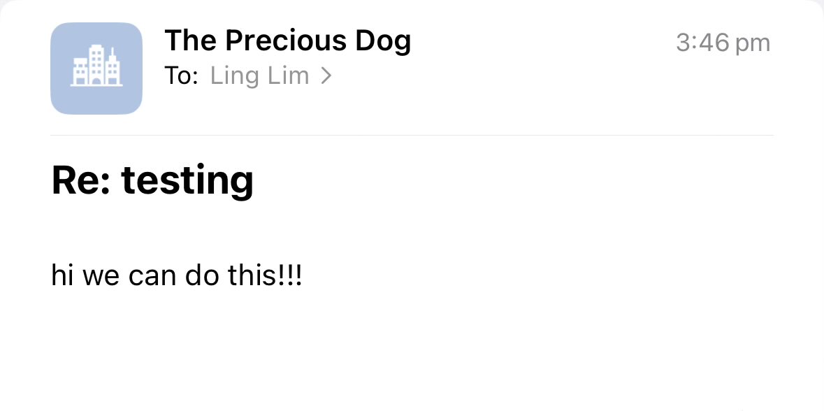 just me emailing me words of encouragement from my brand's email 💌