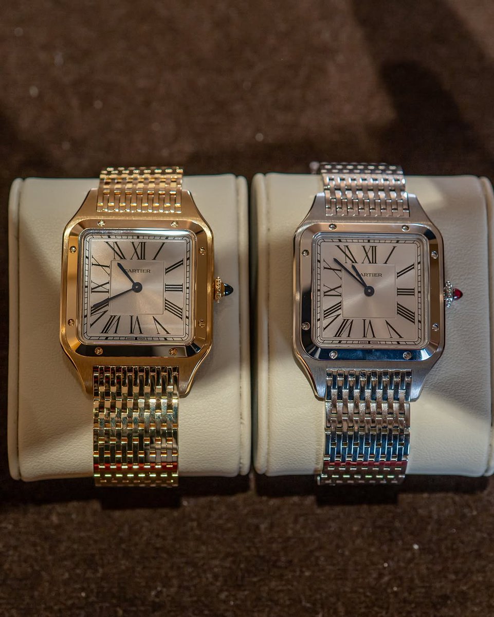 Cartier Santos-Dumont LM, oro amarillo o platino?