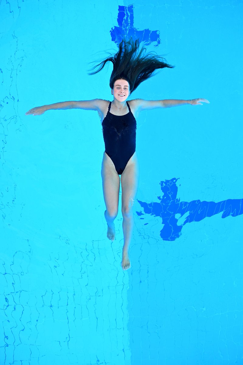 Might be the last day of the Aussie Age Champs but it's never too late to  dive in! GC local Bianca Rayward is taking on the 100m butterfly today at  the Gold