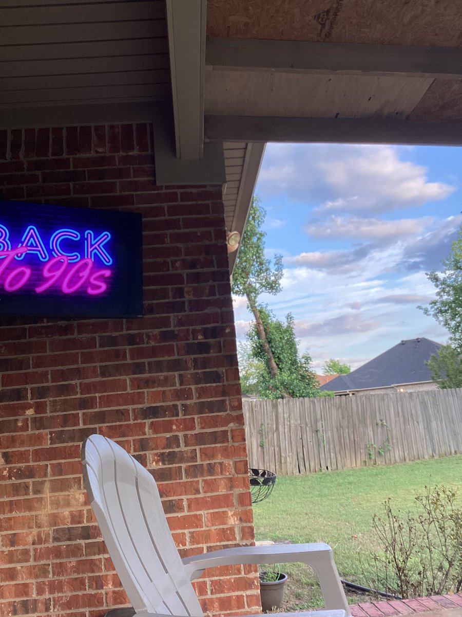 MGRaines's tweet photo. All I could think about this afternoon was getting home to sit on my back porch, listen to some good music, and enjoy rocking my chair.  I am officially old &amp; I’m ok with that! https://t.co/tgTqLrCspv