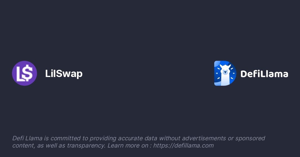 LilSwap_'s tweet photo. It’s official: LilSwap is now on @DefiLlama!🚀

Transparency matters. Head over to the dashboard to track our growth and see how we’re simplifying DeFi management one swap at a time.

🦙: https://t.co/CO5zdjUKod https://t.co/TWP9v8QeHR