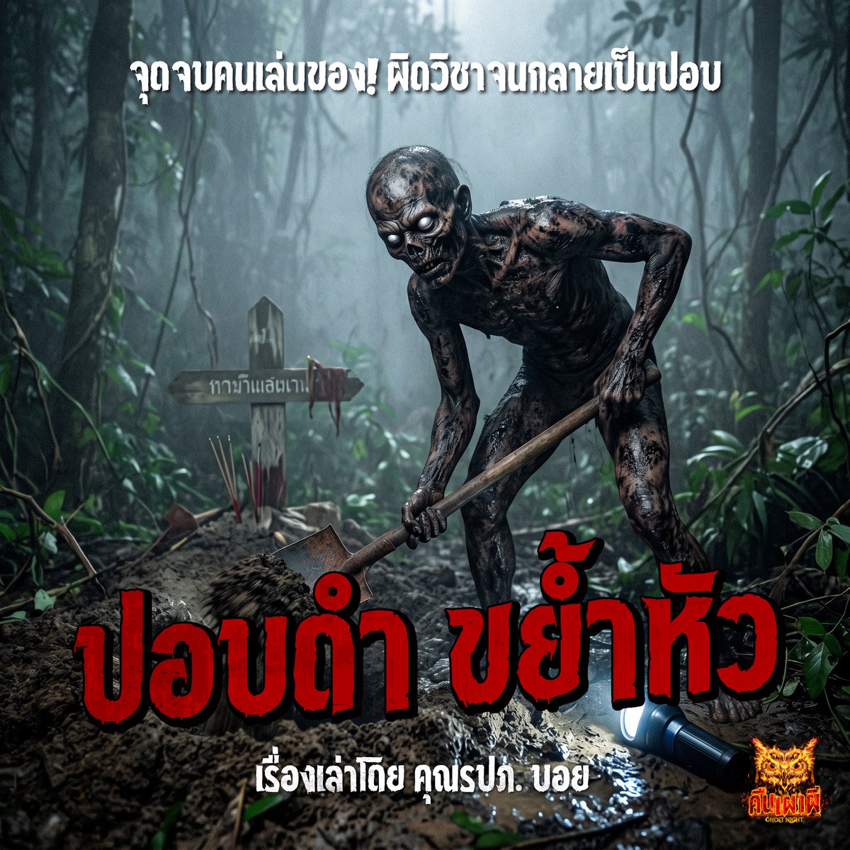 ghostnightCh's tweet photo. https://t.co/26qI5uE7nP
ขนหัวลุก! จุดจบคนเล่นคุณไสยมนต์ดำแล้วผิดวิชา ร่างกายเน่าดำจนกลายเป็น "ปอบตาโปน" ต้องหนีไปซ่อนในป่าช้า คอยขุดร่างคนสิ้นลมมากินเครื่องใน! สายมูต้องระวัง 💀🔥 #คืนเผาผี #ปอบดำ #คุณไสย #เล่าเรื่องผี #หลอน https://t.co/IPoNCt9BI4