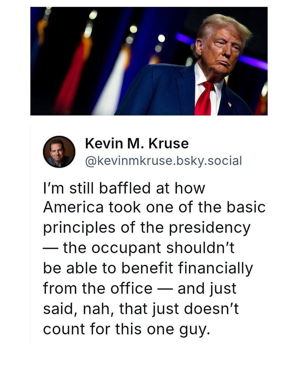 TheDemCoalition's tweet photo. We're baffled, too - but we are also enraged at the spineless and pathetic GOP for simply looking the other way.

A new live tracker has been set up called "Trump's Take" and it currently shows the criminal President has used the presidency to rake in more than $2 billion.

See the details here:
https://t.co/zFeD6fPbjn

#TrumpCrimeFamily