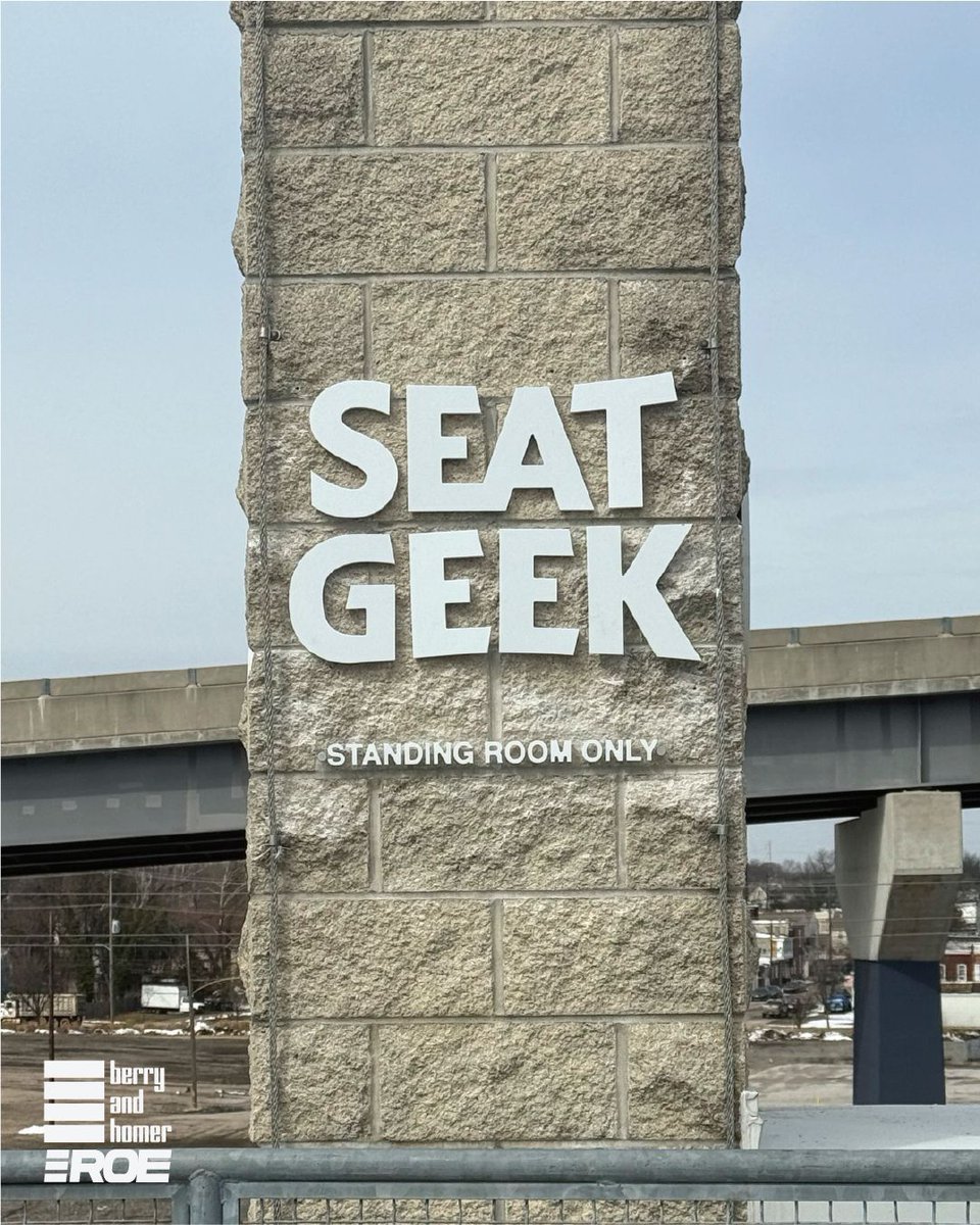 Roe_BerryHomer's tweet image. With SeatGeek introduced as the preferred ticketing partner, we produced and installed dimensional signage for both the Ticket Office and Standing Room areas.

A simple update, executed to match the scale and permanence of the space.

#Signage #DimensionalLetters #SportsVenues