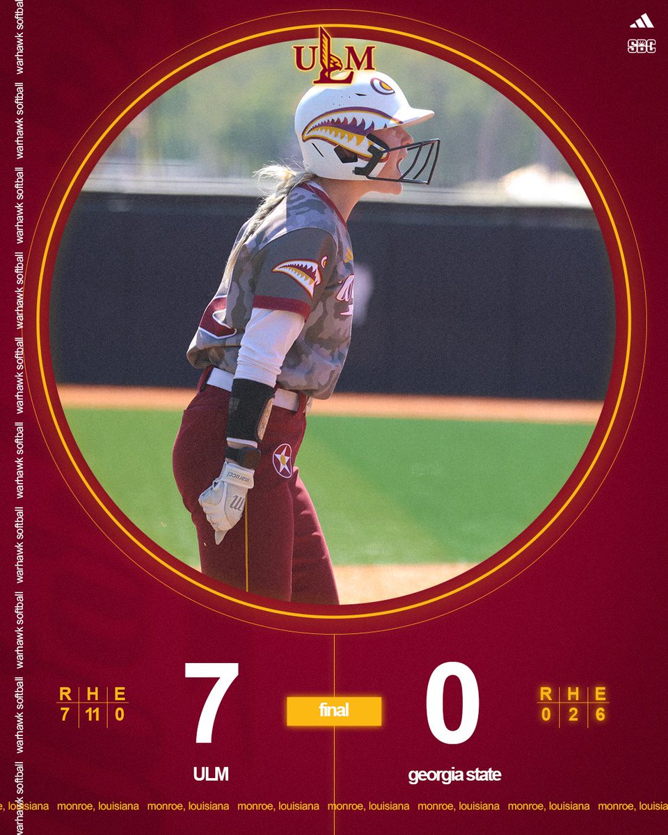 ULM_Softball's tweet image. Set it off🗣️

#SHIP | #TakeFlight