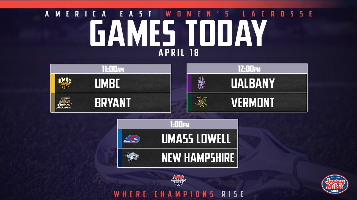 AmericaEast's tweet image. Our #AE spring sports face off today with multiple games on ESPN+ &amp;amp; AETV! Follow along at americaeast.com/calendar.aspx