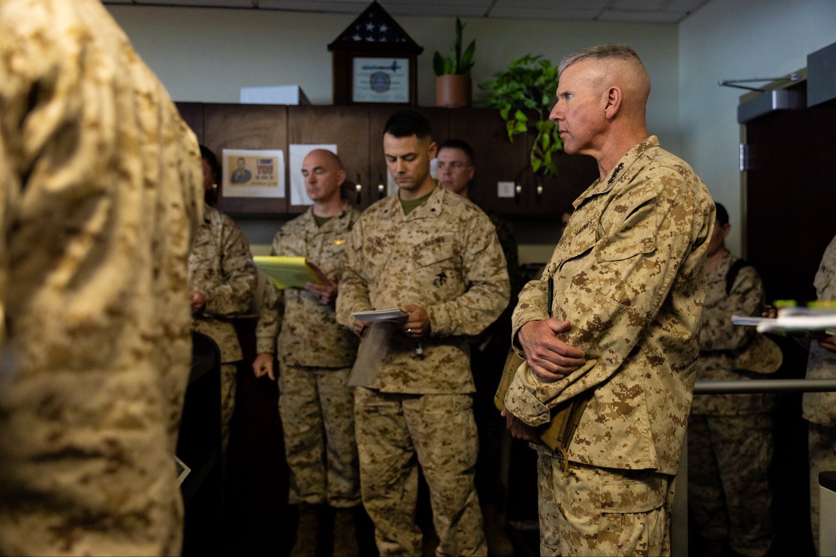Yesterday, I visited @USMARCENT to receive updates on Operation EPIC ...