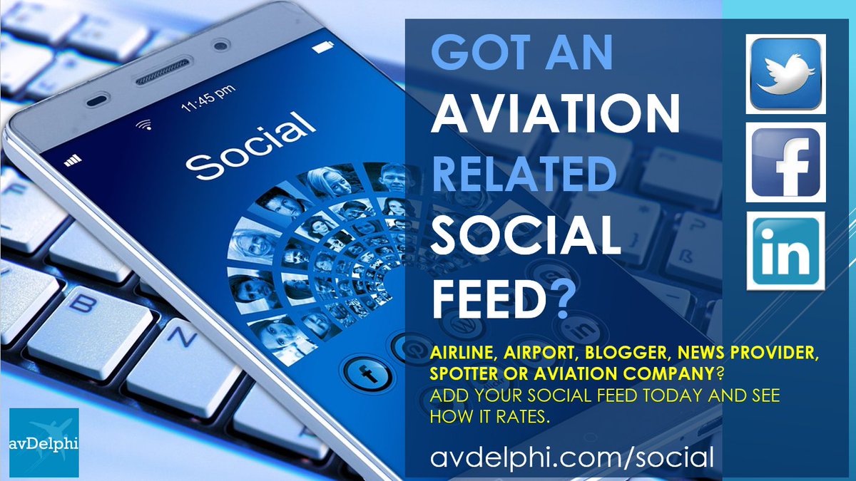 avdelphi's tweet image. Join the Aviation Social Feed Catalog #AvDelphi #social #spotting #blog #aviation #airline avdelphi.com/social