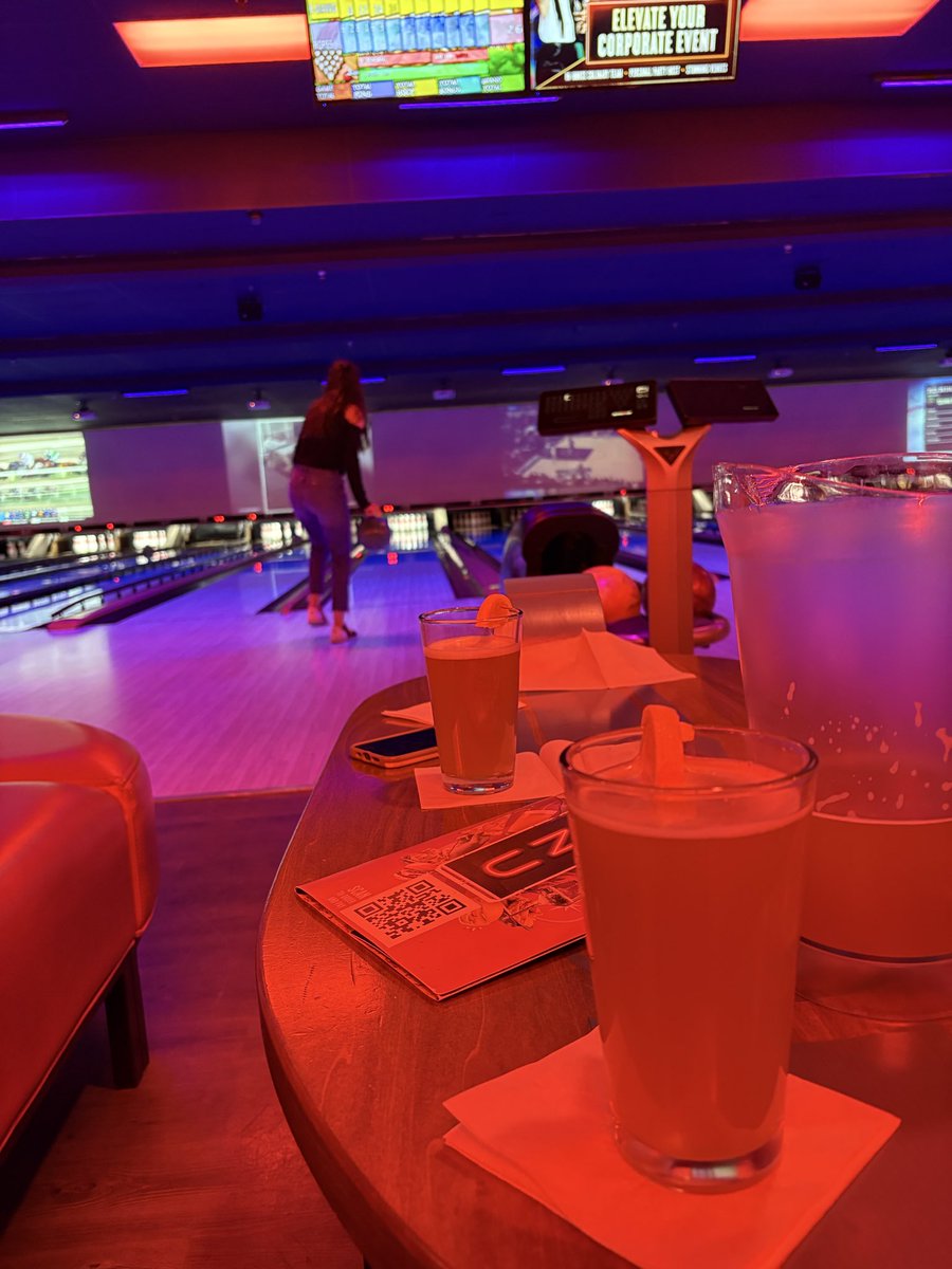 RopeMoney's tweet photo. The wife, the Moons, the lanes. Protecting the mental health, but still tracking the Sox score @Section10Pod https://t.co/NzkW1F64bj