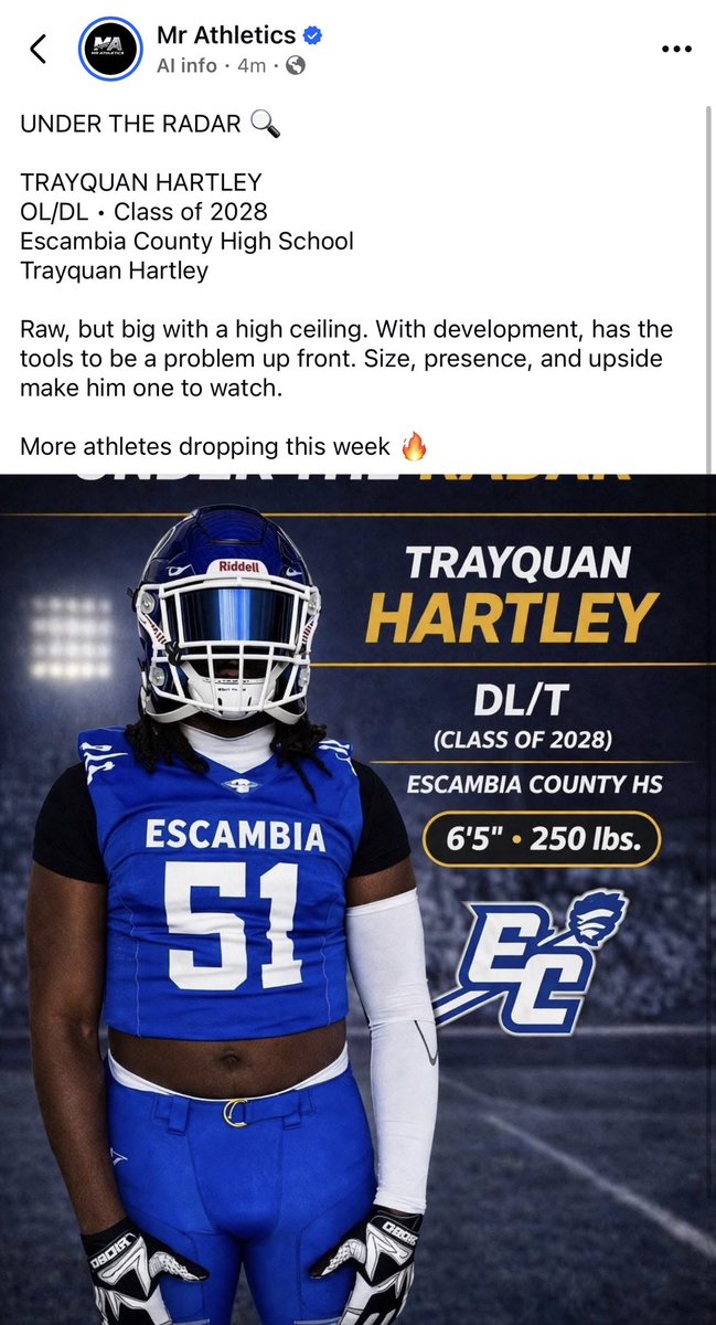 Escambia County High Football tweet media