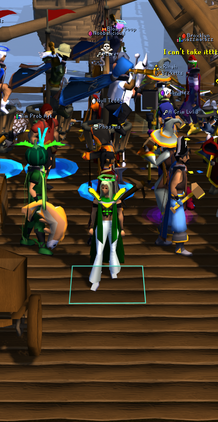 my clannie Cyfnos just hit 200m sailing xp!! so many amazing accounts showed up, even rank 5+6 99 slayer on lvl 3 skillers!! i love being a skiller!!!! #osrs